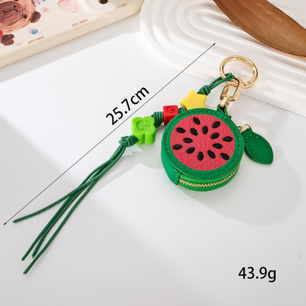 Cute Fruit Bag Charm, Bag Charms For Handbags, Bag Pendant, Adorable Keychain Accessory for Bags and Backpacks, Christmas Gift , 25 fall&winter , All Season Casual Style, Cute Purse Charms, Bag Accessories Charms