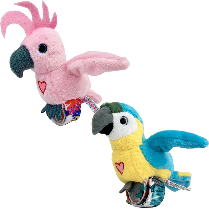 Happy Yappers 2 Pack Interactive Slap Bracelet Birds | Interactive Wearable Toy