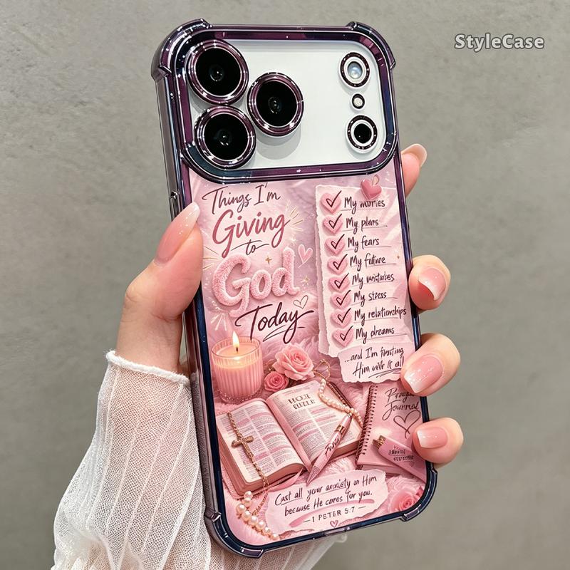 Christian Faith Bible Verse Soft TPU Shockproof Case for iPhone 18 Pro Max