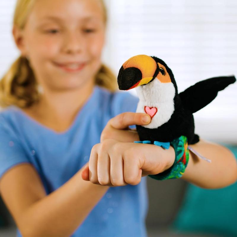 Happy Yappers 2 Pack Interactive Slap Bracelet Birds | Interactive Wearable Toy