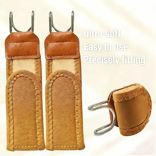 Invisible Elastic Belt Hook Set (2 Pack) – No Buckle Waist Belt Clips for Jeans, Pants & Workwear