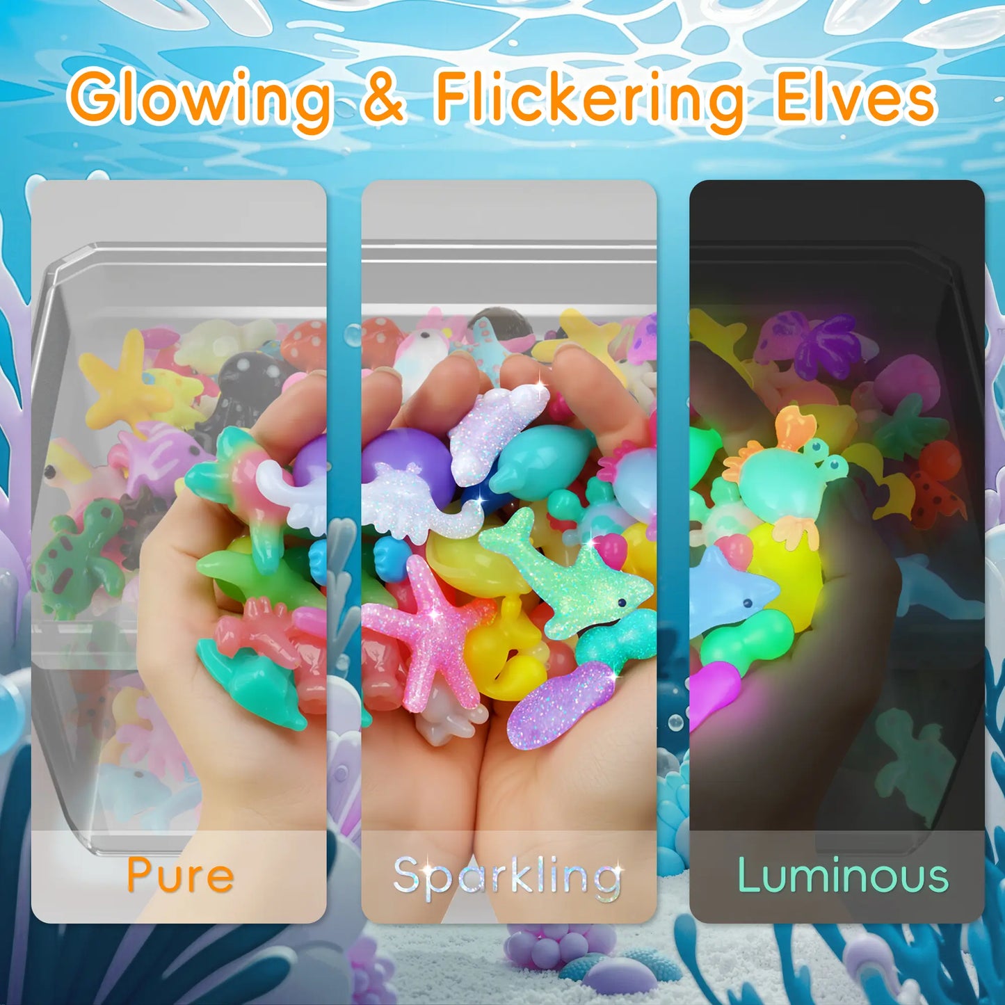 Magic Water Elf Toy Kit,Aqua Fairy Water Gel kit, Teach children color coordination ,Water Pets, Birthday Gifts,Valentine's Day