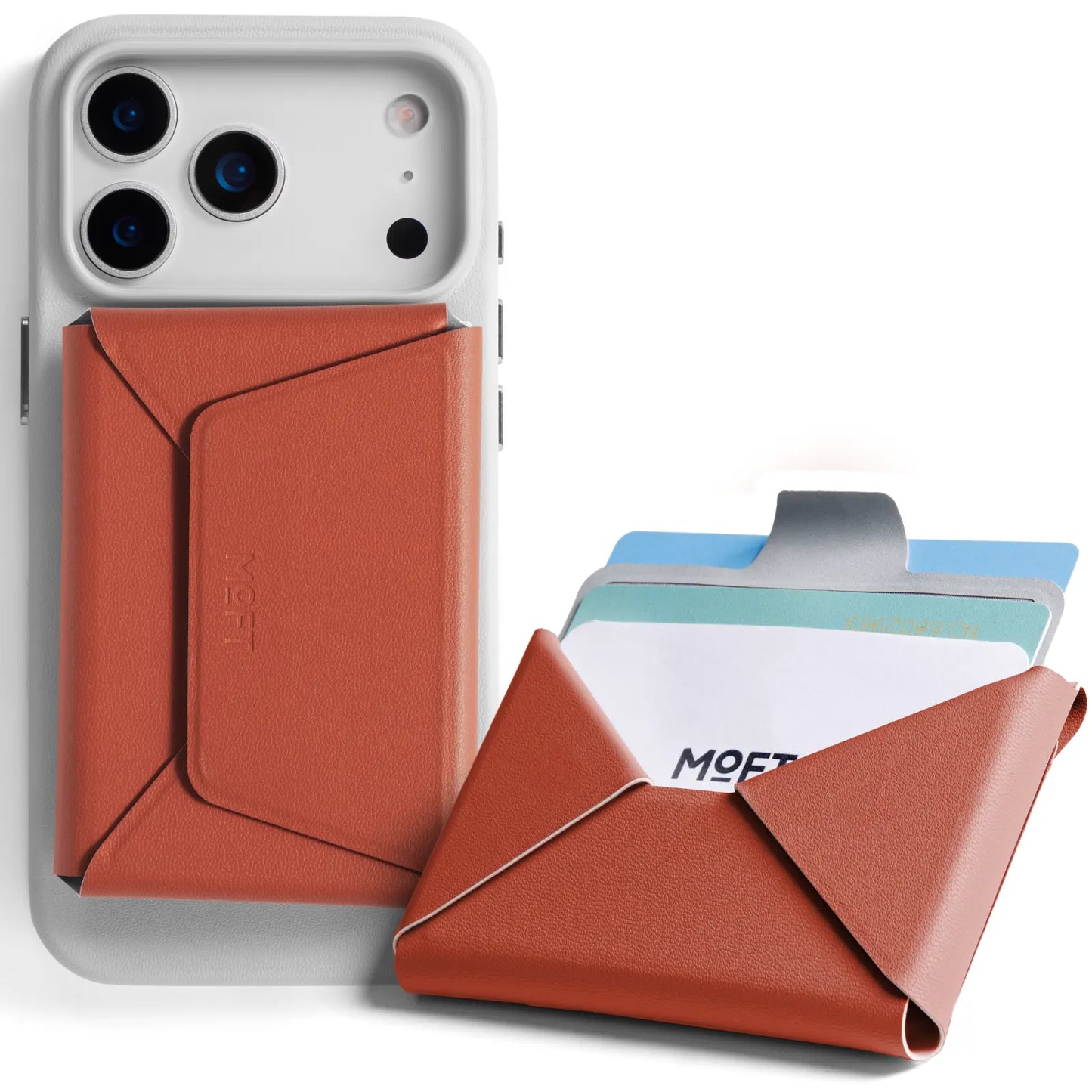 MagSafe Wallet Stand – Slim Magnetic Card Holder with Kickstand, RFID Blocking Wallet for iPhone & Android