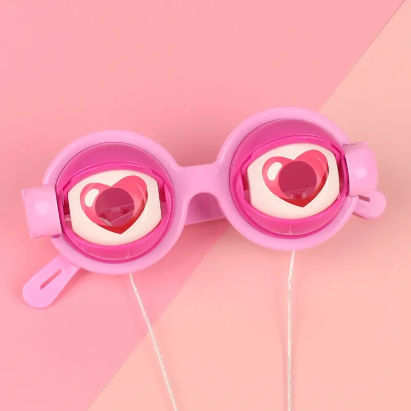Wacky Heart-Eye Blinking Glasses: The Ultimate Fun Party Prank Toy
