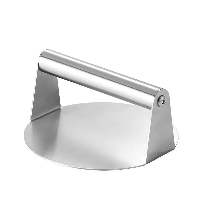 Stainless Steel Burger Press 4.72" – Non-Stick Burger Smasher for Flat Top Grill & Griddle