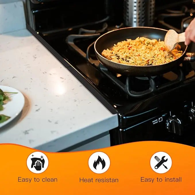 SUPAFA Adjustable Stainless Steel Stove Gap Guards