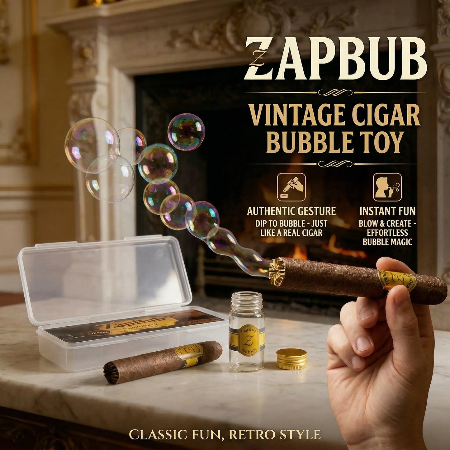 Novelty Cigar Bubble Toy, Bubble Pop Fidget Cigar Box,Bubble Maker for Stress & Anxiety Relief, prank gifts for adults, Fun Party Gift for Men Women #SummerVibes tiktokshopspringglowup