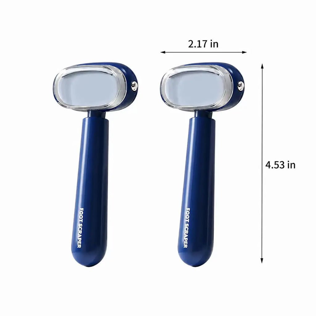 Dual-Sided Stainless Steel Foot Callus Remover – Safe Manual Exfoliator Pedicure Tool