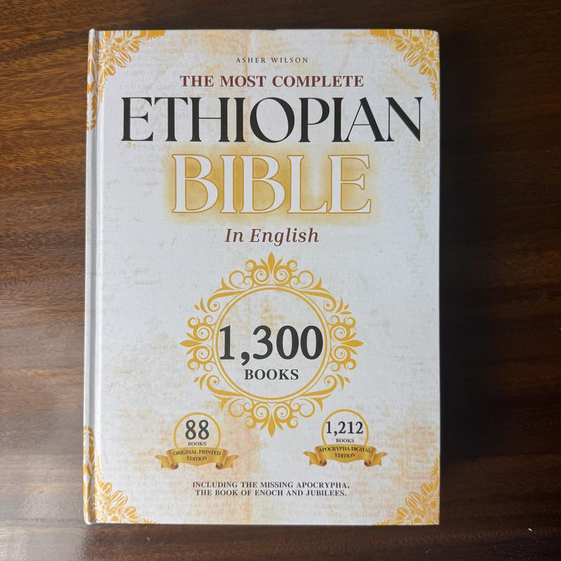 THE COMPLETE ETHIOPIAN BIBLE in English: 643-Page – 88 Original Printed Scriptures, Including Book of Enoch, Jubilees, & Sibylline Oracles. Comprehensive 1,212 Books Digital Archive.