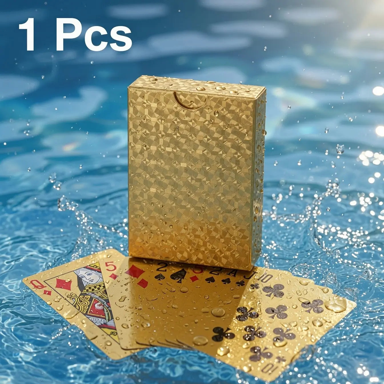 Naipes impermeables estilo UNO para divertirse en la piscina, la playa o de viaje