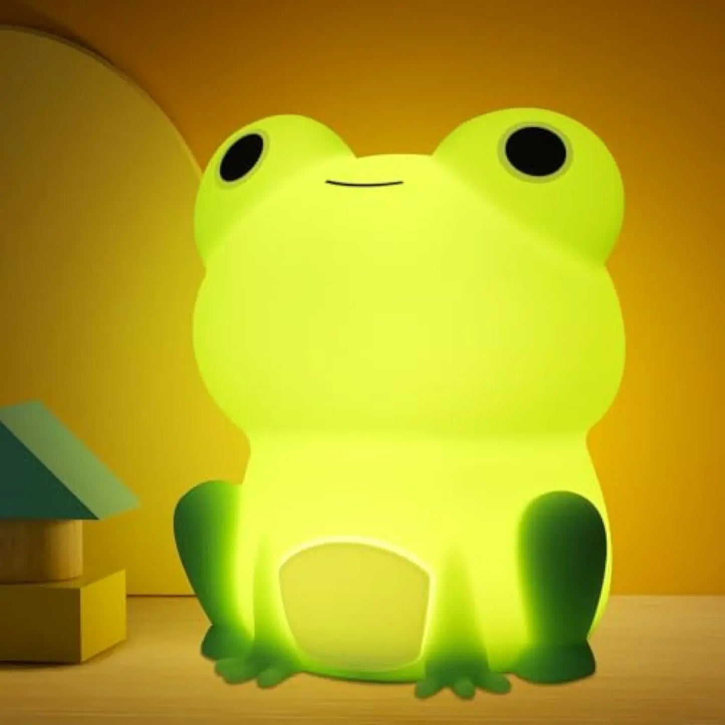 Cute Axolotl Silicone Night Light – Soft Tap-Control LED Lamp for Kids, Bedroom Decor & Gift