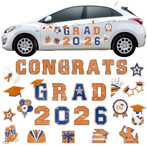 2026 Graduation Car Magnets & Refrigerator Decals