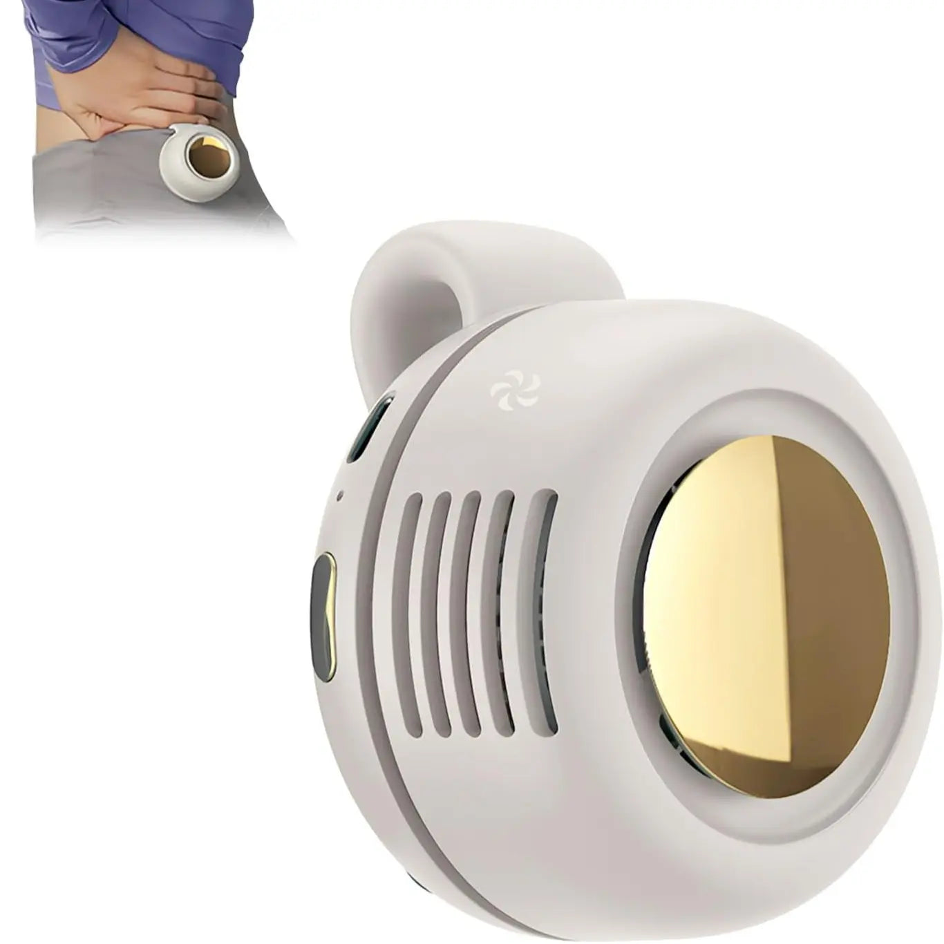 Mini Bladeless Portable Fan (3 Speeds / Rechargeable)
