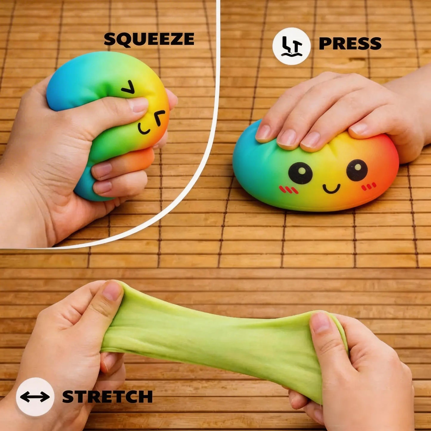 "Mystery Dumpling" Kawaii Squishy | Soft TPR Stress Relief Sensory Toy