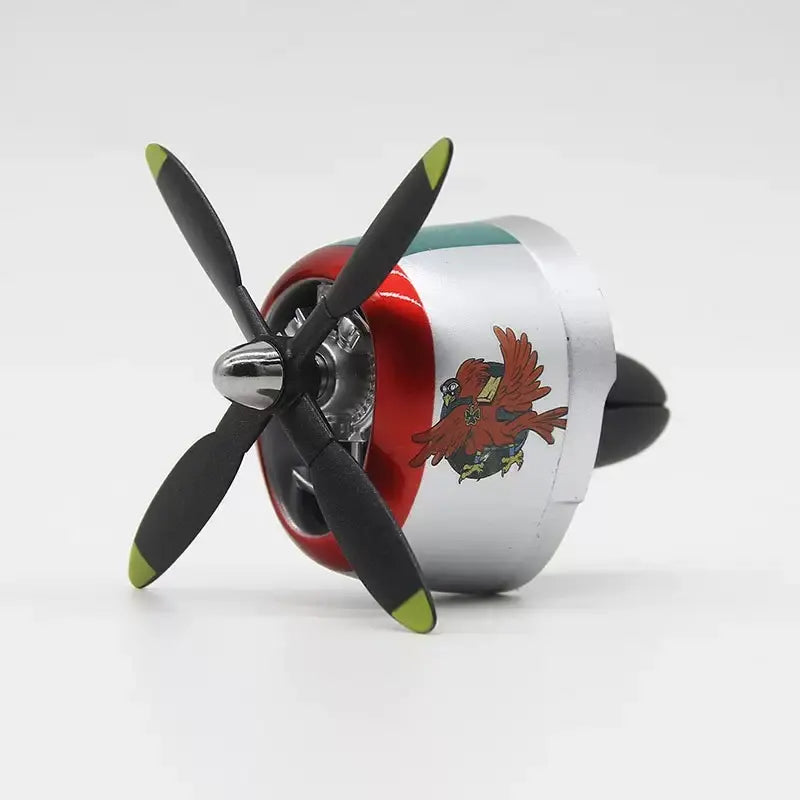P-40 Warhawk Plane Car Air Freshener | Vintage Fighter Jet Vent Clip for Men