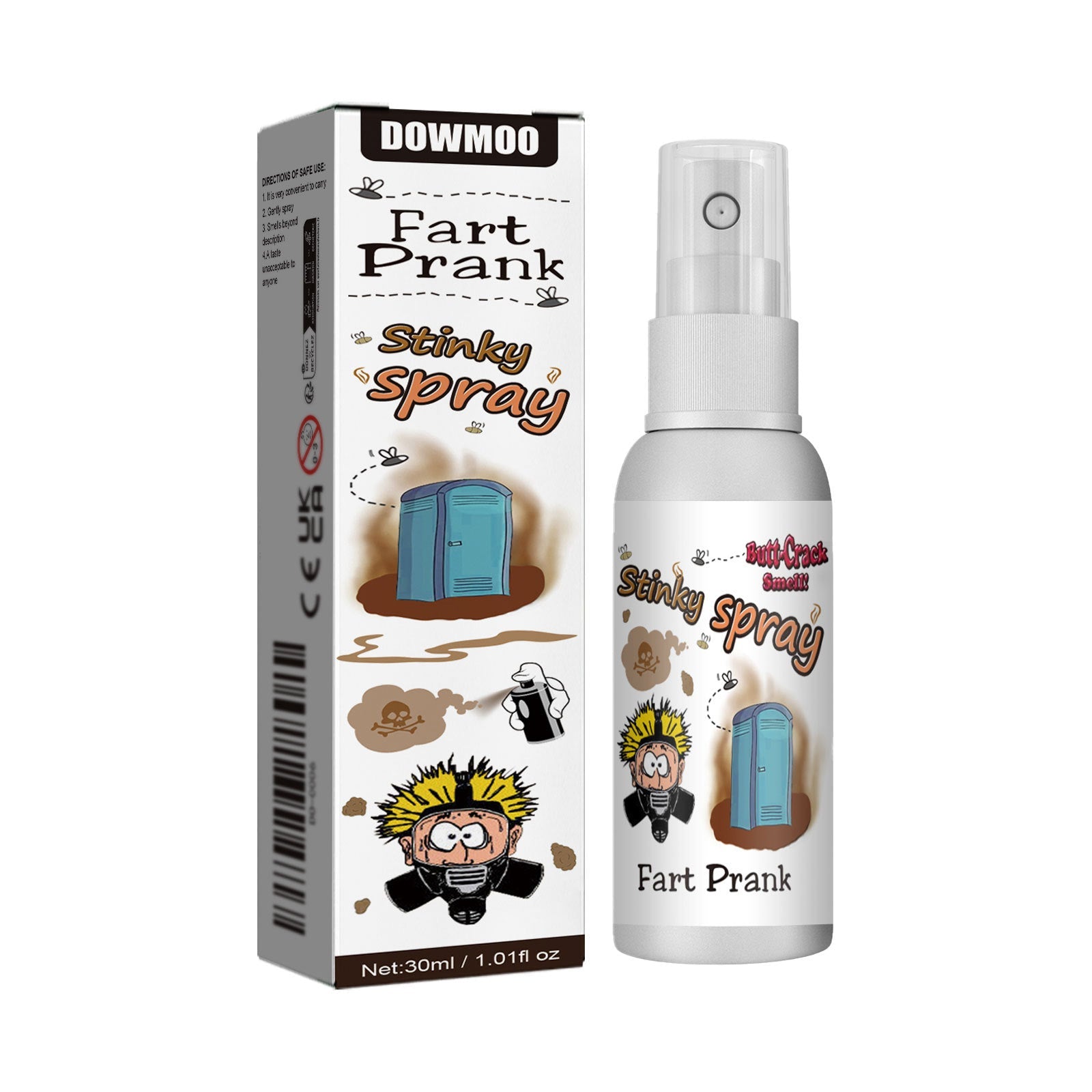 Liquid Ass Authentic Fart Prank Spray – Made in USA Realistic Non-Staining Odor for Lasting Humor