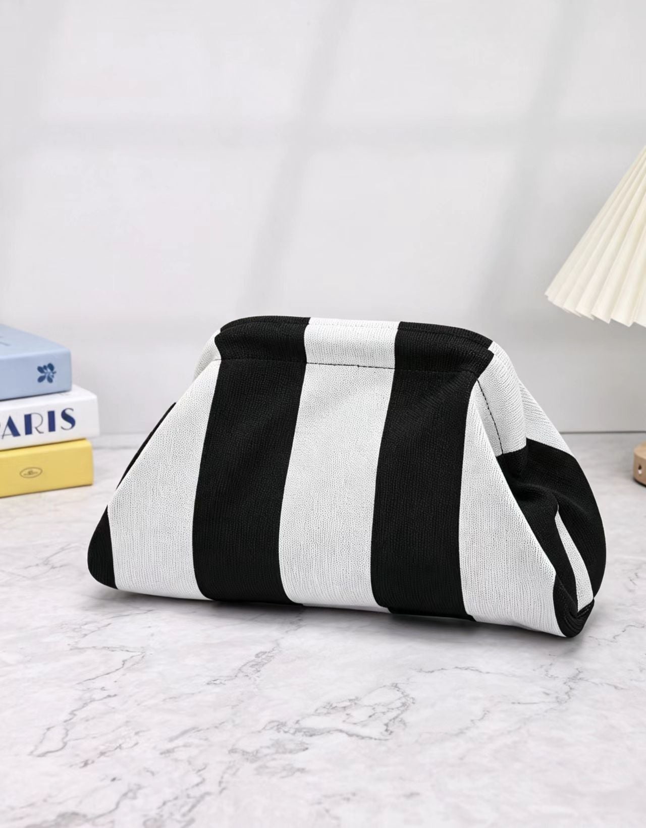 Women's Striped/rhombus/leaf/dot Cloud Handbag, Clip Closure Crossbody Bag, Lightweight Foldable for Daily Use, Gifts for Friends and Valentine's Day