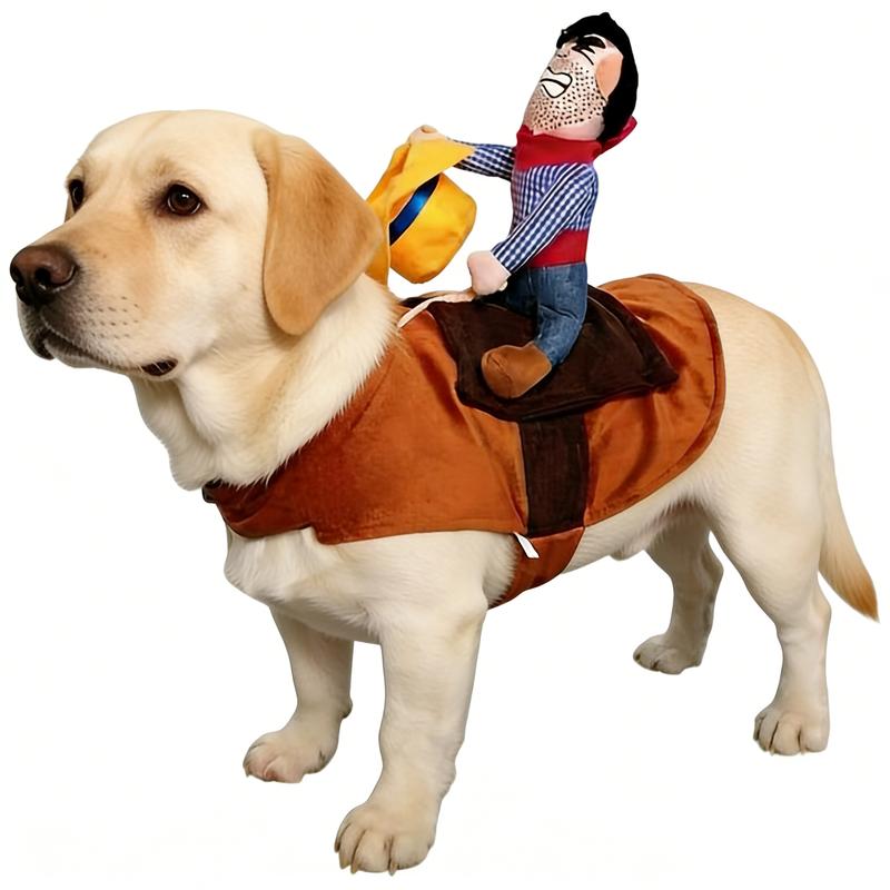 Matador Bullfighter Pet Costume Set with Hat – Adjustable Plush Dog & Cat Outfit
