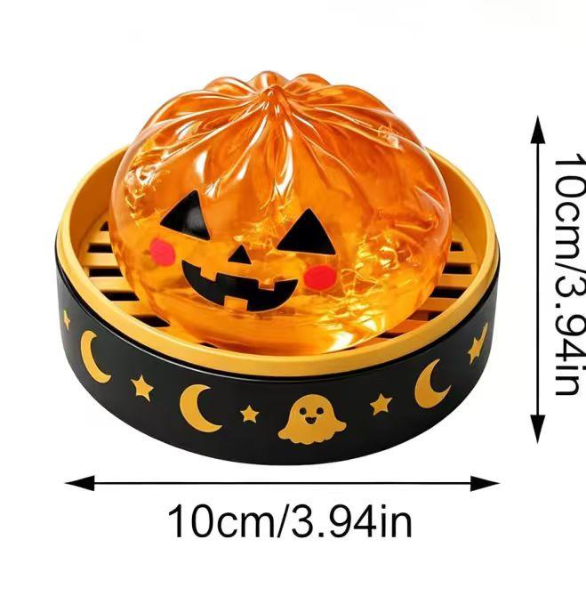 Cute Halloween scary ghost Maruko squeeze toy set, portable stress-relief hand squeeze toys, perfect Halloween party treat bag fillers and holiday gifts