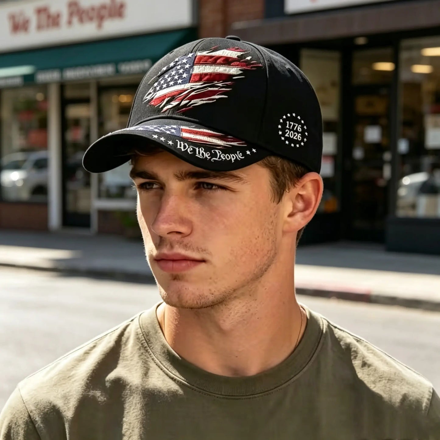 2pcs 250th Anniversary Print Baseball Cap, Adjustable Unisex Sun Cap