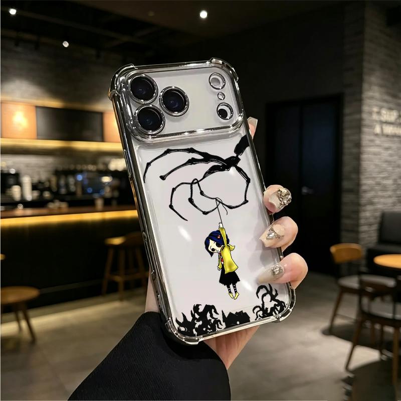Dark Fairy Tale Coraline String Puppet Air Cushion Clear Case for iPhone 17 Pro Max
