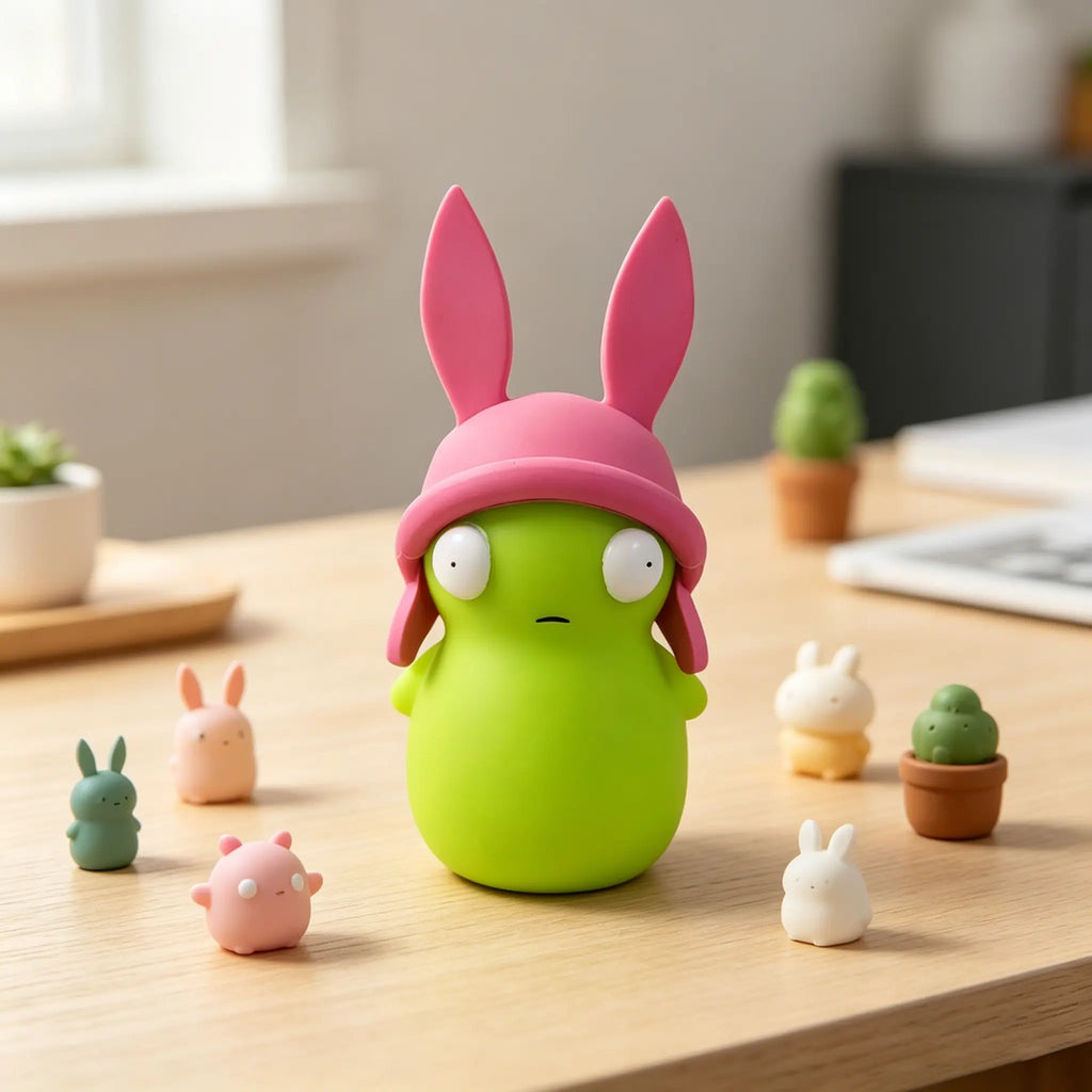 1PC Bob's Burgers Louise Glow-in-the-Dark Figure Collectible Model Ornament