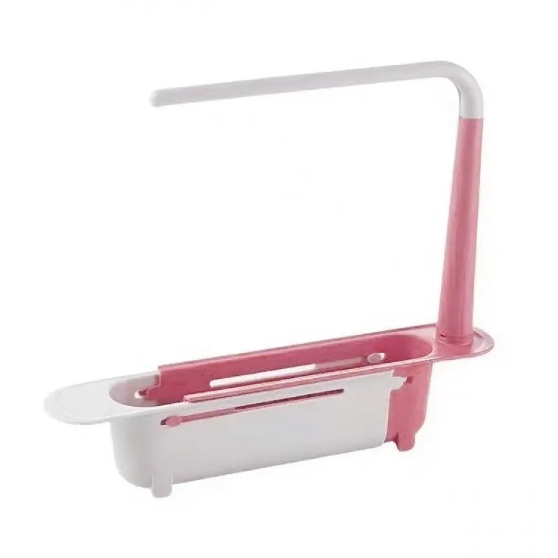 1PC Adjustable Smooth Plastic Expandable Sink Shelf - Kitchen Organizer, Towel Rack, Home Storage Holder for Gifting