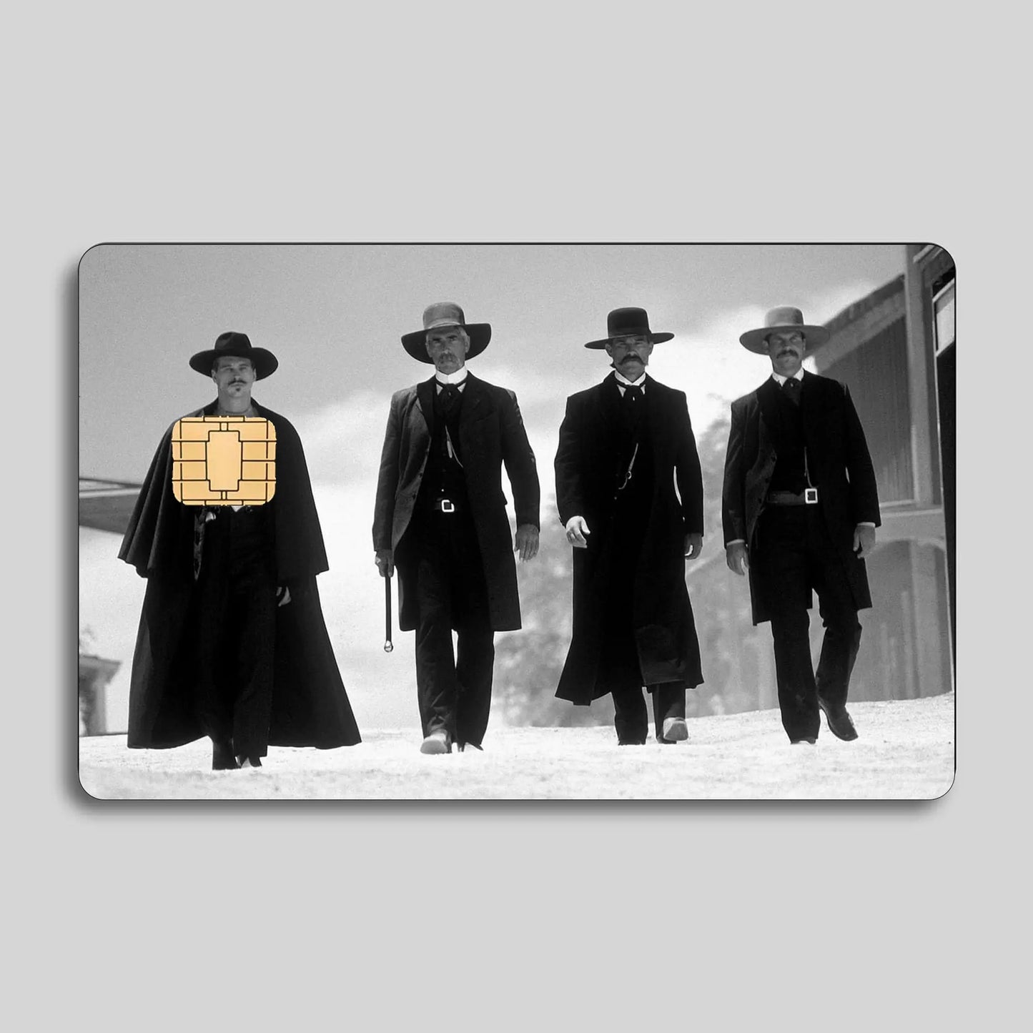 Tombstone Card Skin, I'm Your Huckleberry Say When Card Sticker, Doc Holliday Premium Matte Vinyl Stickers