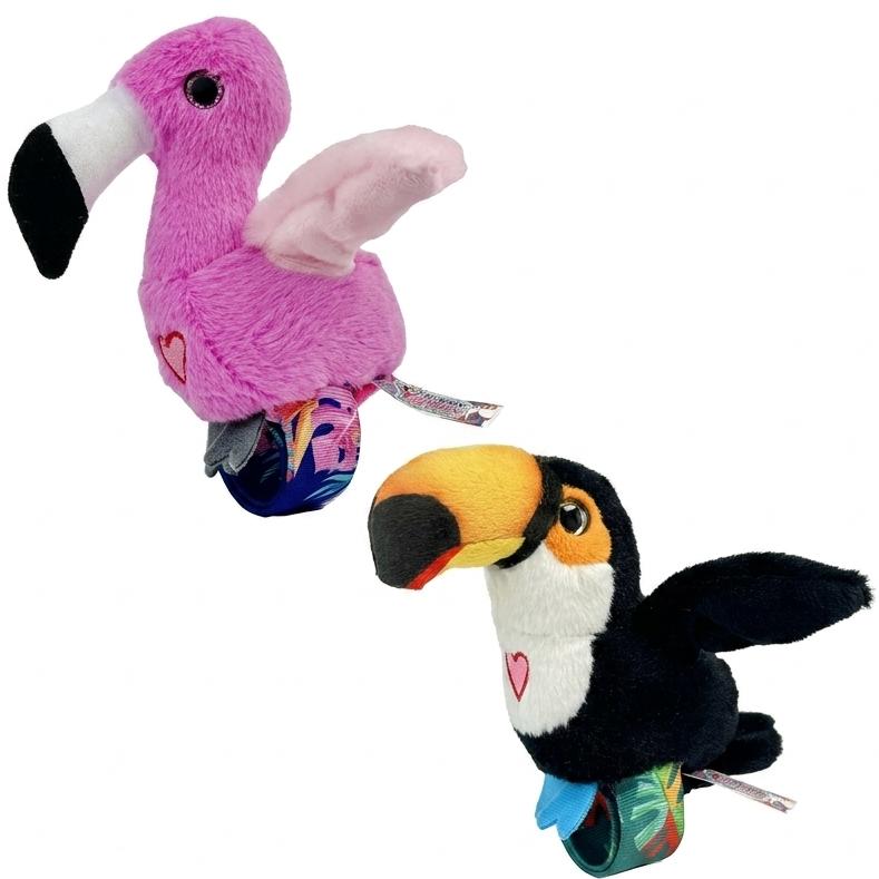 Happy Yappers 2 Pack Interactive Slap Bracelet Birds | Interactive Wearable Toy