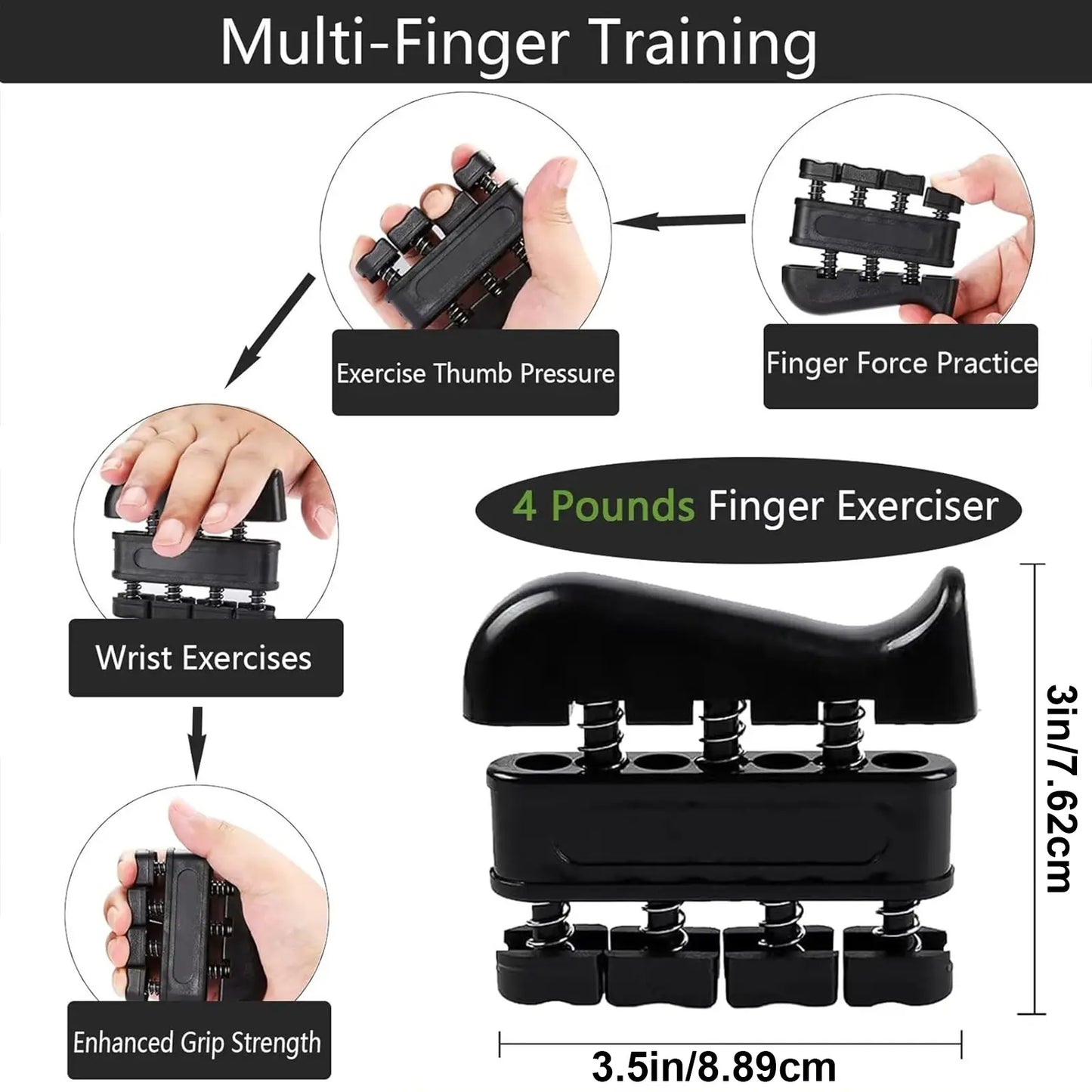 Weak Grip? Fix It with Pro Grip Trainer | 10-130 lbs Resistance