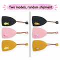 Cute Cartoon Leather Pull-Out Key Case – Portable Anti-Scratch Car Key Holder Pouch