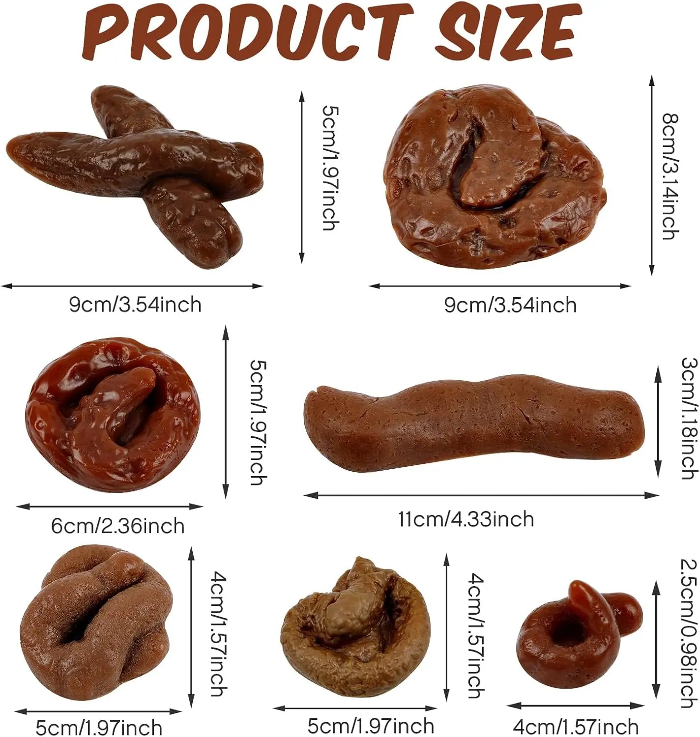 Fake Poop Prank Props – Realistic Funny Gag Gift for Office, Pet & Party Pranks