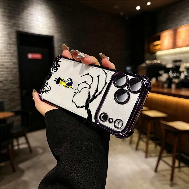 Dark Fairy Tale Coraline String Puppet Air Cushion Clear Case for iPhone 17 Pro Max