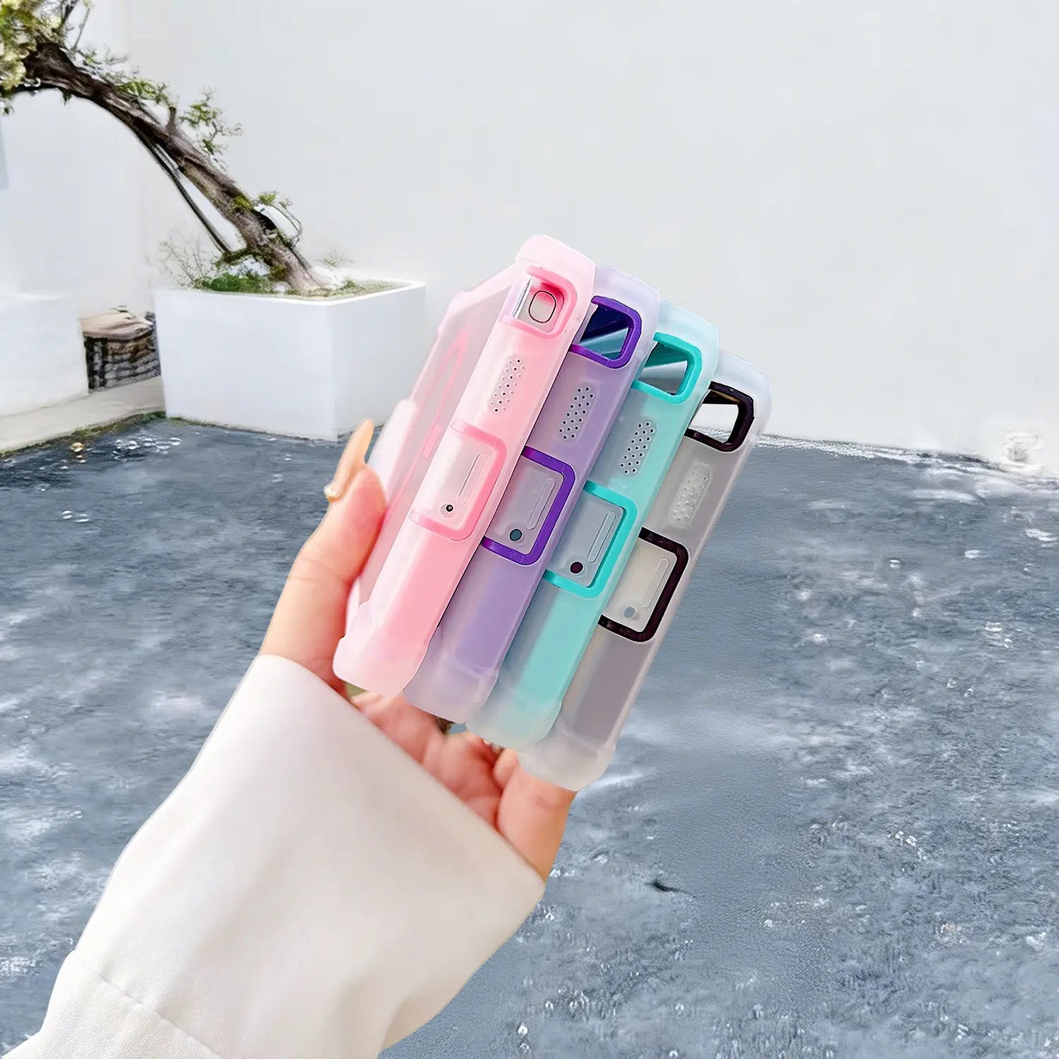 Funda MagSafe 2 en 1 fluorescente iridiscente – Cubierta antigolpes con gradiente láser para Samsung Galaxy S26 Ultra