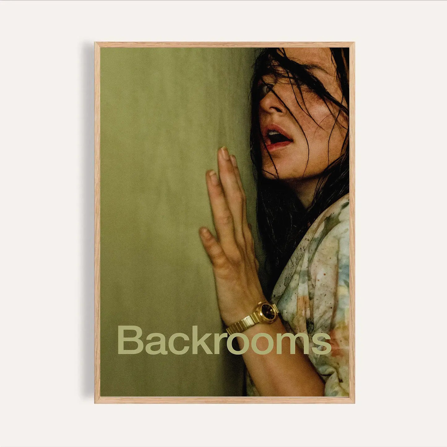 Backrooms 2026 Movie Poster | Kane Pixels Liminal Space Horror Film Decor Print