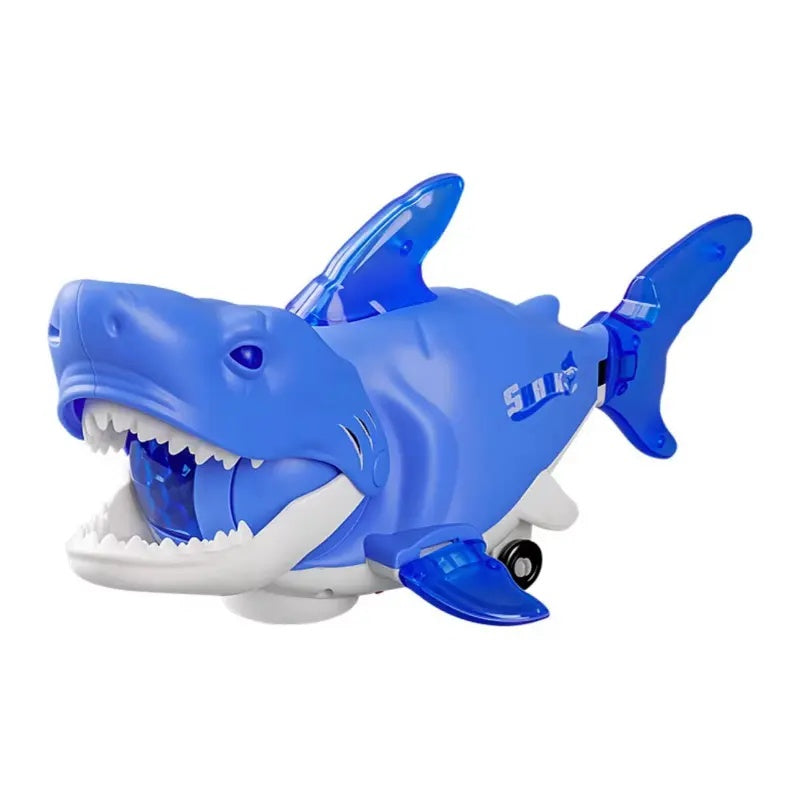Deep-Sea Discovery: Electric "Bump & Go" Swinging Shark Toy