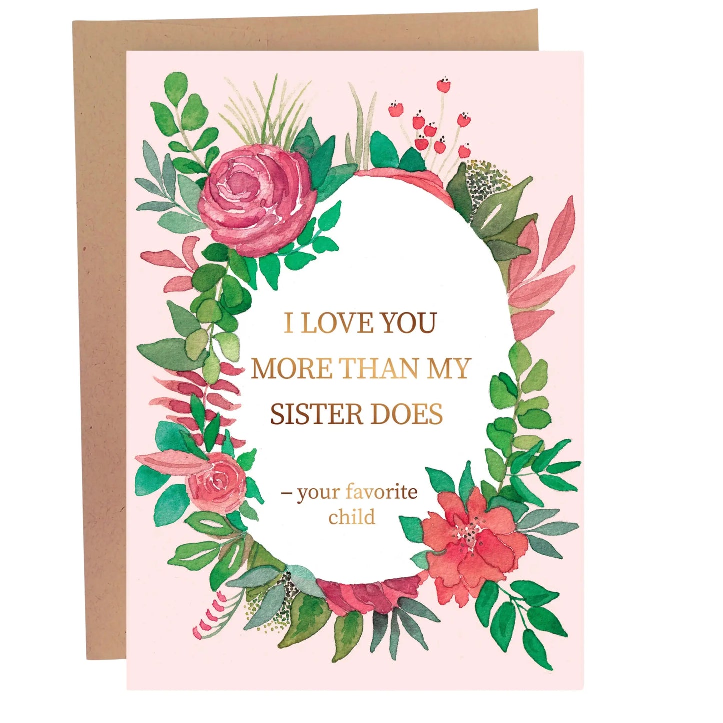 Funny Mother’s Day Greeting Card (5x7") - Includes Kraft Envelope