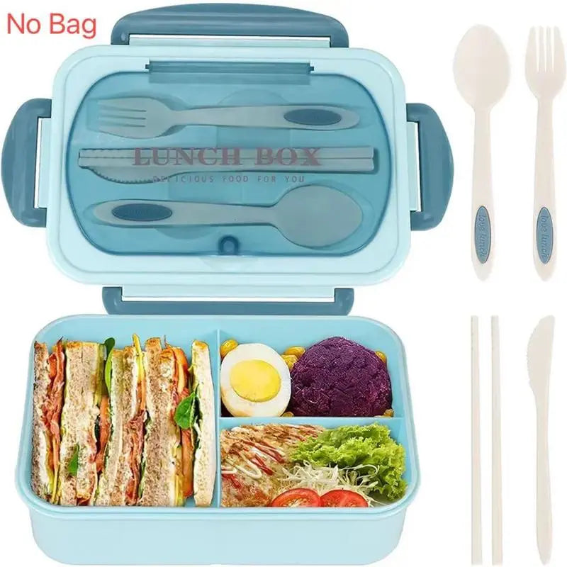Buy A Lunch Box Get A Free Four-piece Set (Spoon, Fork, Knife, Chopsticks), A Must-have for Office Workers and Students. Tableware Tumbler