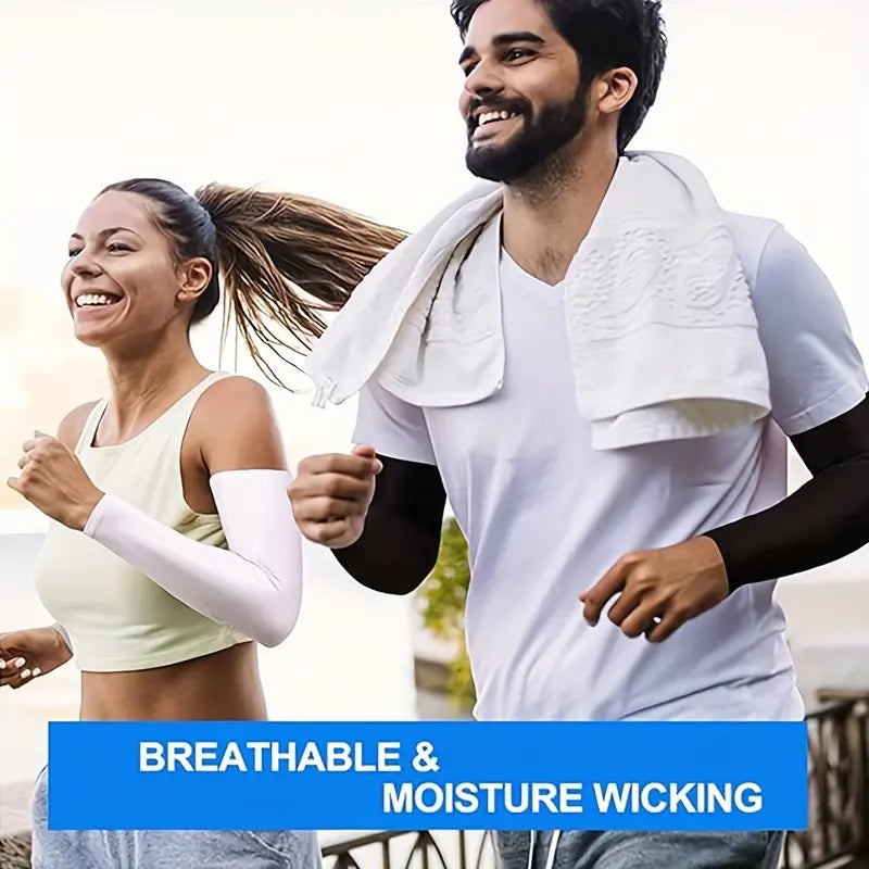 30 Styles Summer UV Protection Arm Sleeves – Pick Your Favorite Cooling Sleeves, Breathable Ice Silk Material, Sweat-Wicking & Comfortable Fit