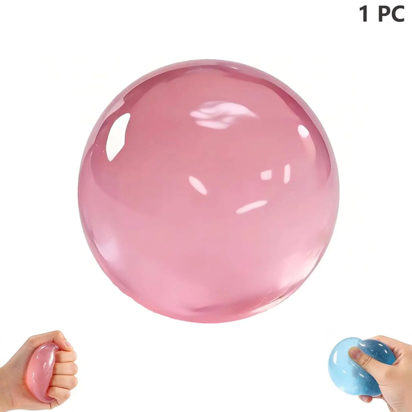 1 Count Coconut Oil Stress Ball,Shapeable No Rebound Stress Relief Ball Coconut Oil Handmade Squeezing Ball, Anxiety Relief Toy, Fidget Toy