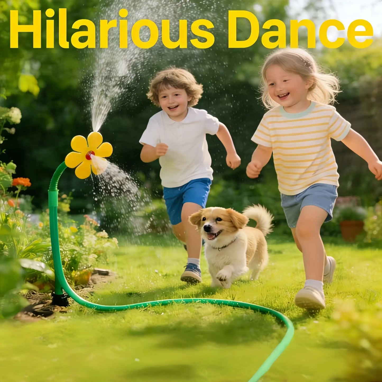 Dancing Sunflower Sprinkler – Fun Outdoor Water Toy for Kids