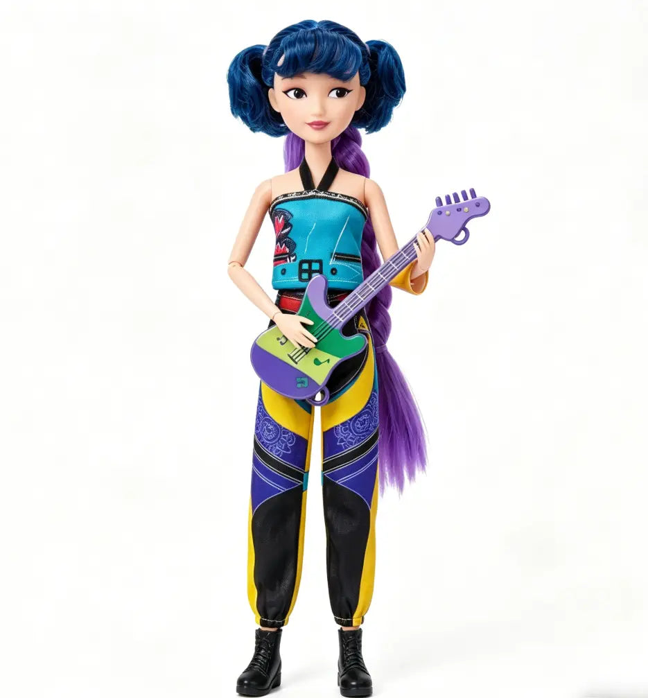 11.5 Inch 12-Joint Poseable Action Figure, Mystic Guardian Collectible Doll, Anime Style Toy for Fans of Korean Pop Culture