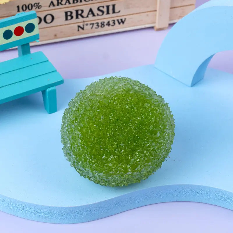 Handcrafted Crystal Mochi Ball Squishy Toy Handmade TPR Soft Stress Relief Fidget Sensory Grippie Set for Relaxation and Gift Giving