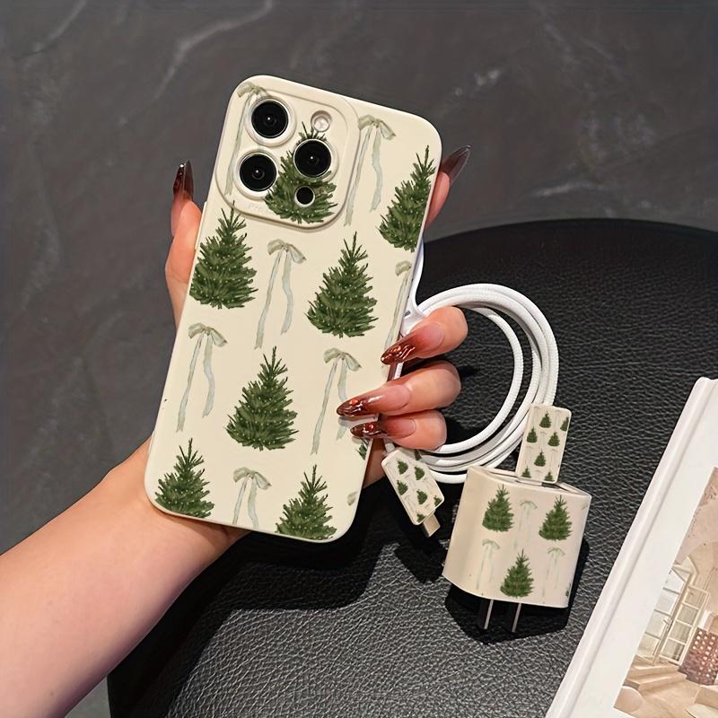 Christmas Tree Bow Clear TPU Case for iPhone 18 Pro Max – Shockproof Camera Protection Cover