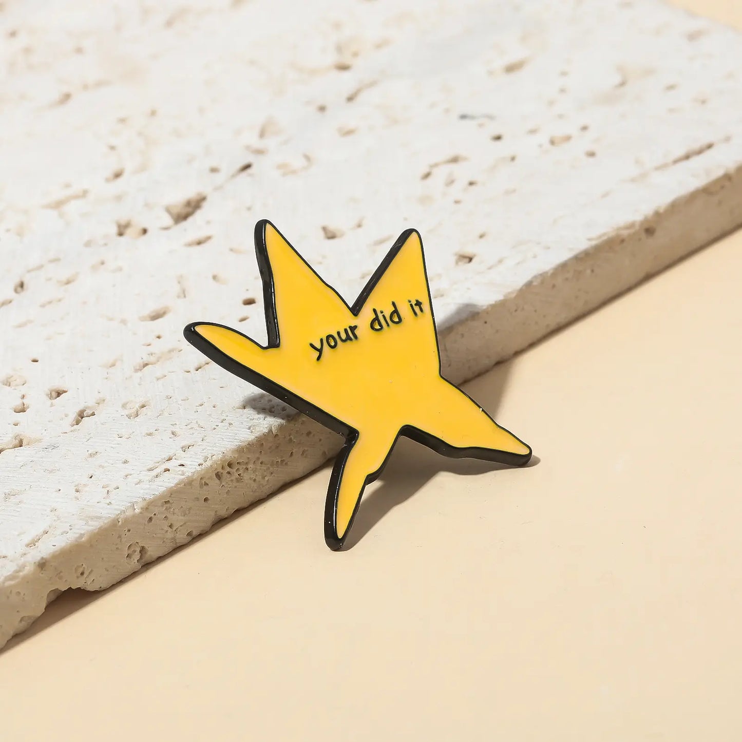 EMPTAN 2PCS Your Did It Star Enamel Pin - Funny Motivational Badge Brooch, Cute Backpacks, Jackets, Hats Jewelry Accessories for Women Men - Fun Gifts for Friends and Coworkers, Graduation Gifts for Her 2026