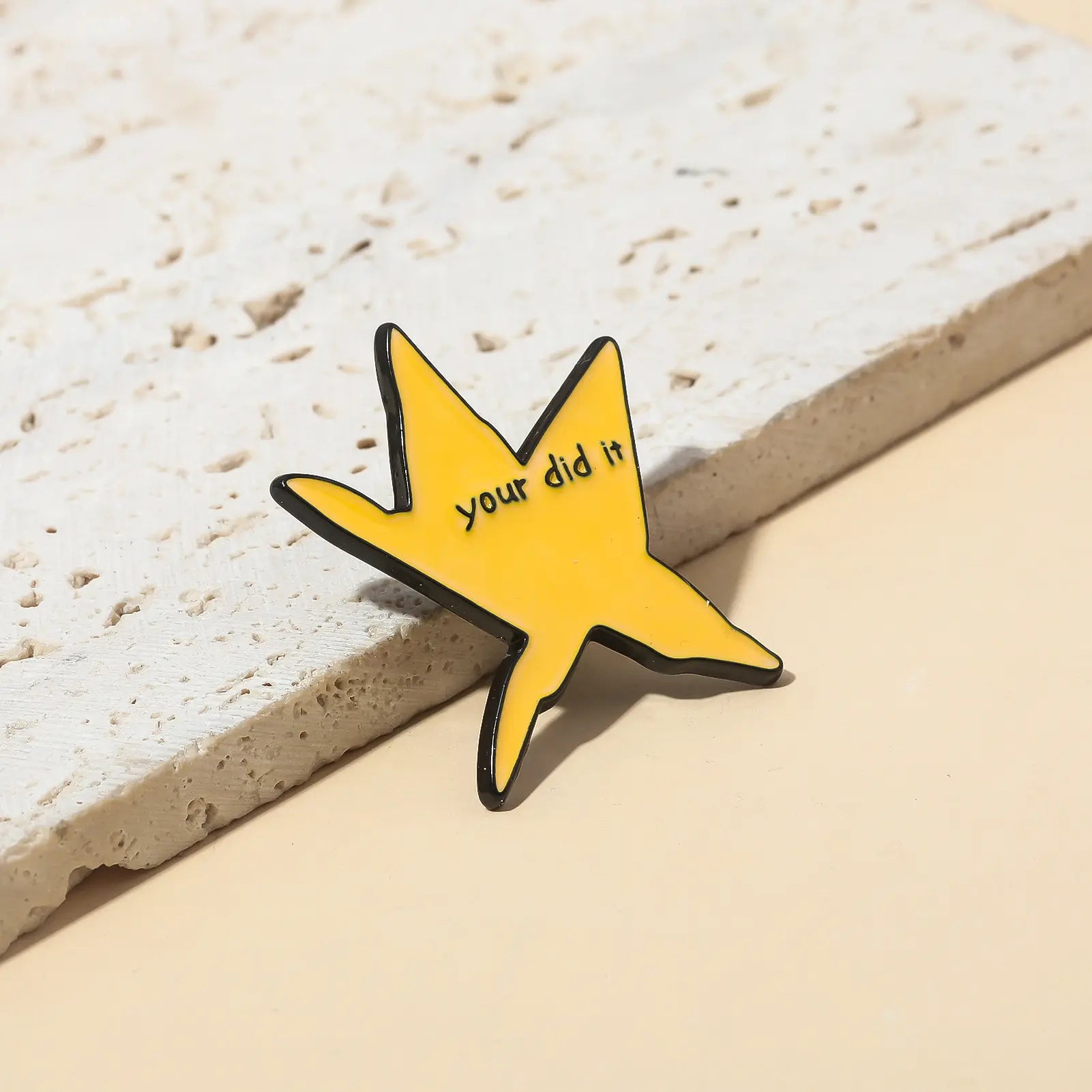 EMPTAN 2PCS Your Did It Star Enamel Pin - Funny Motivational Badge Brooch, Cute Backpacks, Jackets, Hats Jewelry Accessories for Women Men - Fun Gifts for Friends and Coworkers, Graduation Gifts for Her 2026