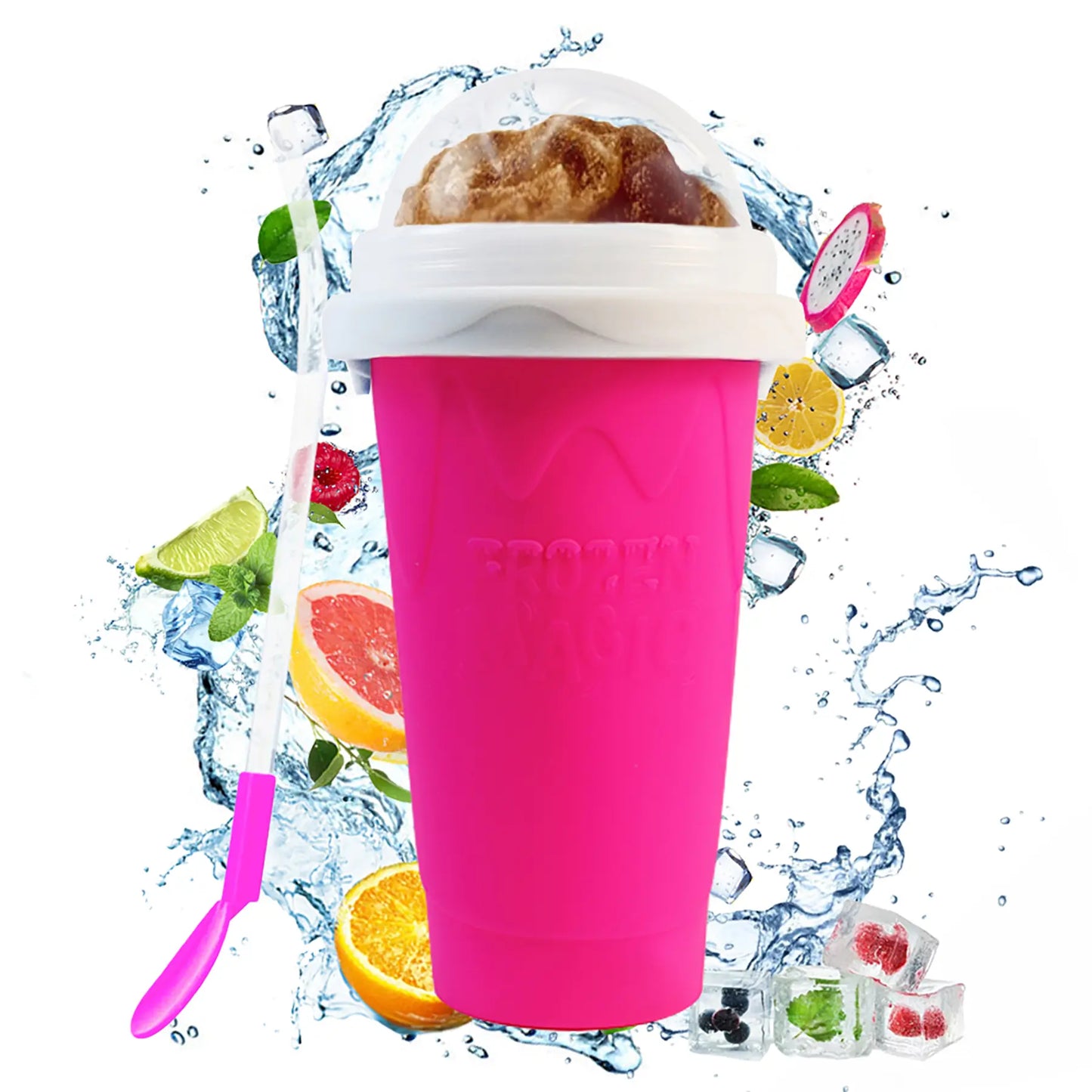 Slushie Maker Cup, Quick Frozen Slushy Cup for Drinks & Milkshakes