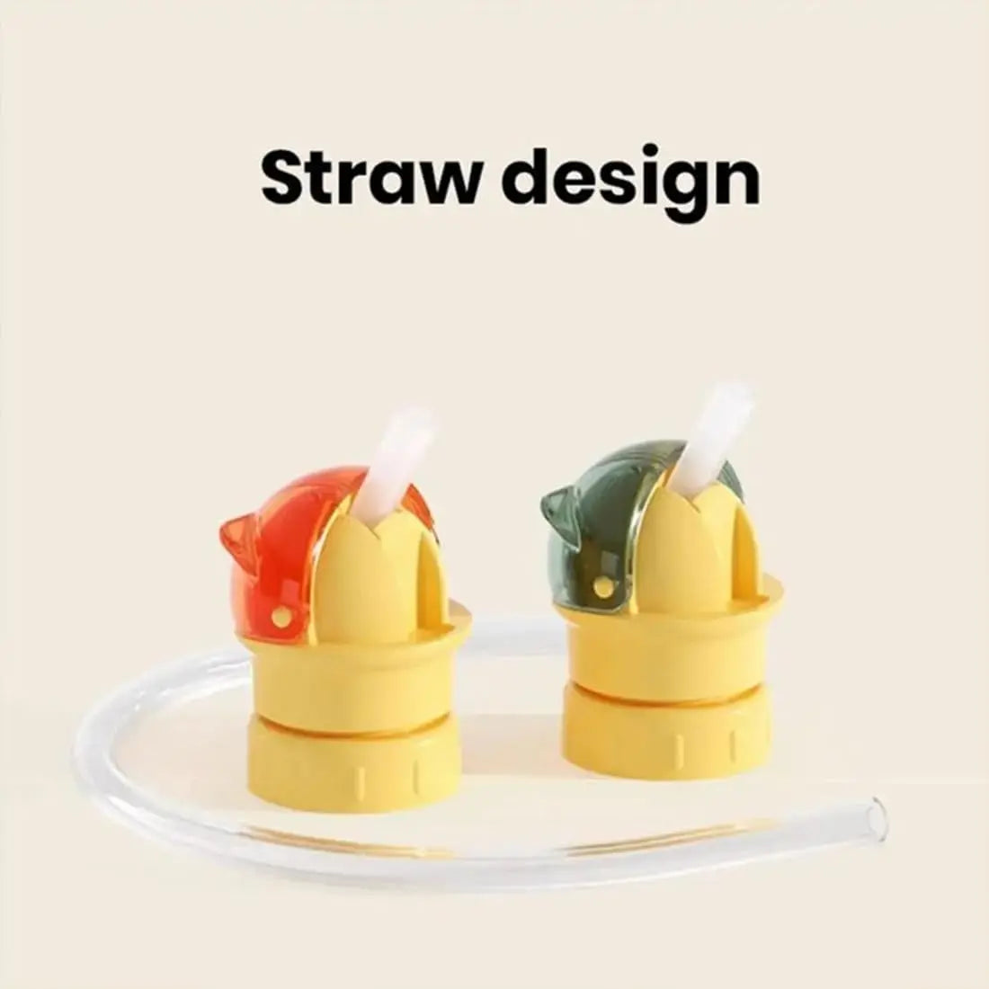 1 Pack Kids Water Bottle Spout Conversion Cap with Straw | Universal Fit for Juice & Water Bottles | Spill-Proof Flip Top Cover for Toddlers & Children