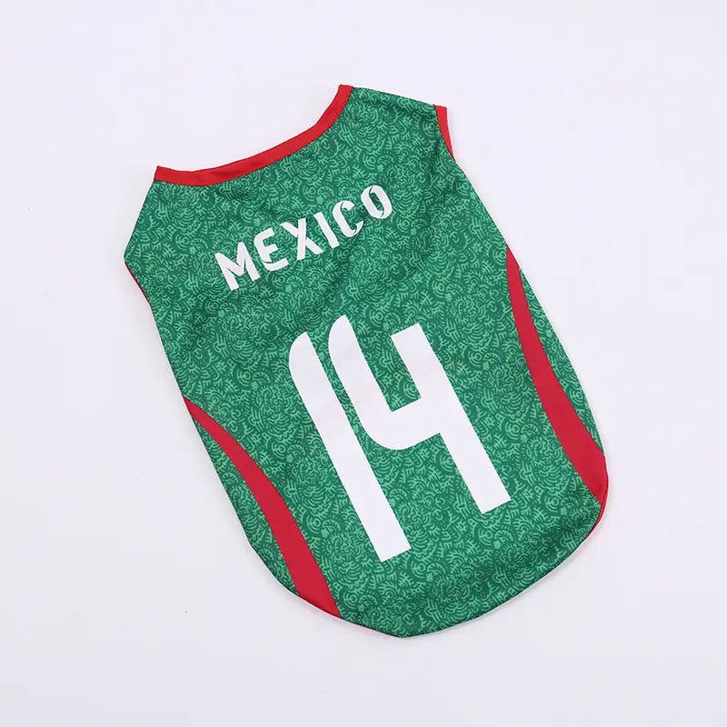 World Cup 2026 Patriotic Soccer Fan Pet Shirt