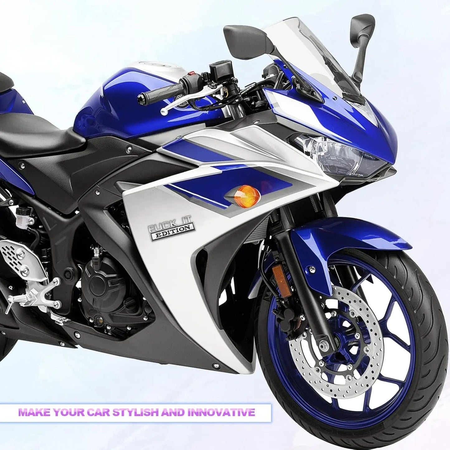 Buy 1 Get 1 Free: 3D Emblem Sticker, Funny Decals for Car & Motorcycle